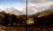 Albert Bierstadt Les Montagnes Rocheuses,Lander's Peak painting
